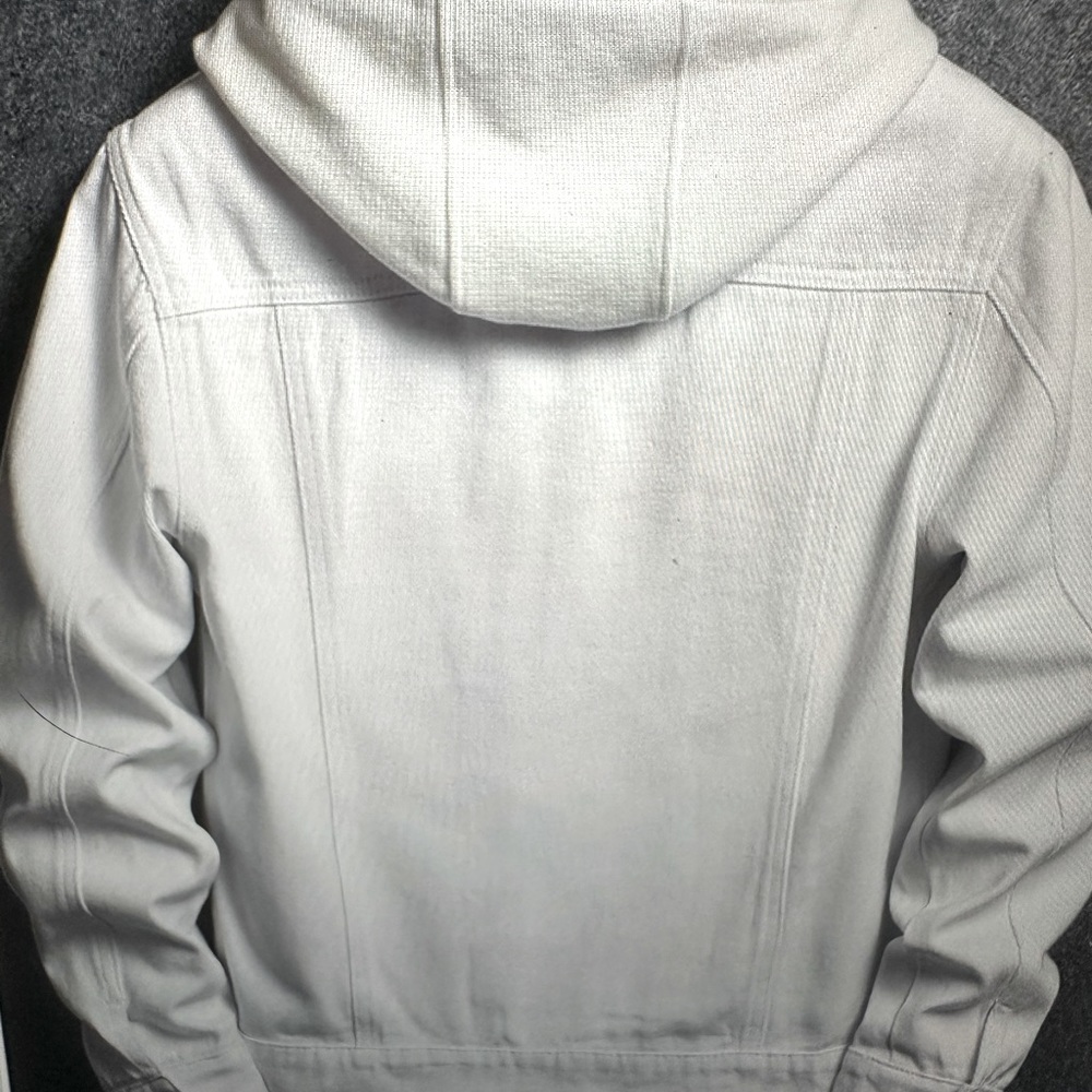 NWT white denim jacket